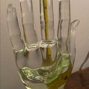 Green wall mounted hand